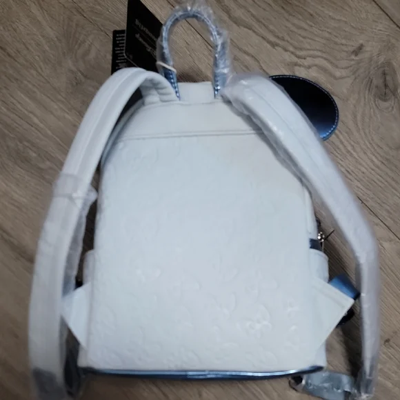 Loungefly Disney Blue Butterfly Kids Backpack - Picture 3 of 7